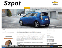 Tablet Screenshot of chevrolet.szpot.pl